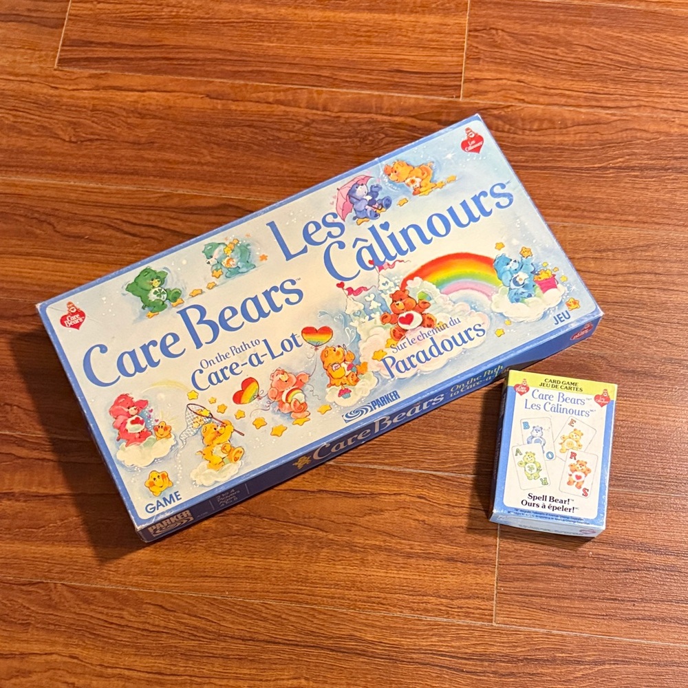 Vintage Care Bear Board Game & Card Game